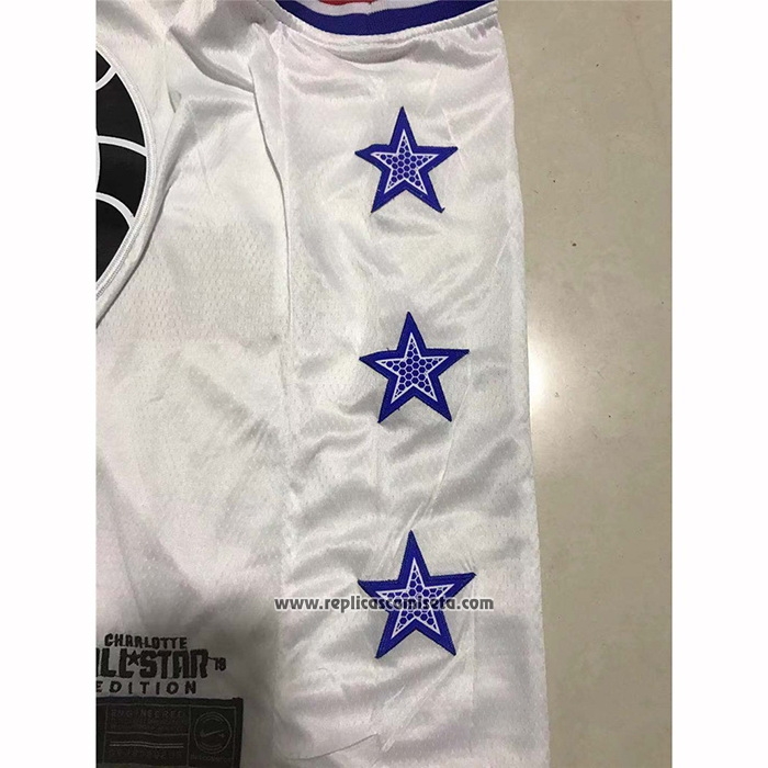 Camiseta All Star 2019 Toronto Raptors Kawhi Leonard #2 Blanco
